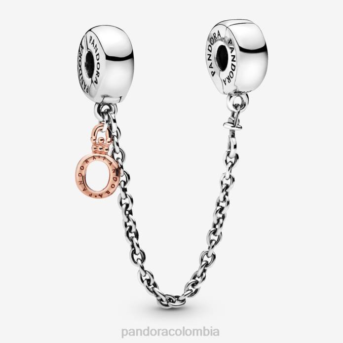 Pandora Charm corona colgante o cadena de seguridad Dos tonos J2LX326 accesorios Pandora Charm corona colgante o cadena de seguridad Dos tonos J2LX326 accesorios